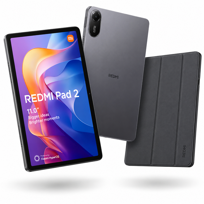 Tablet Xiaomi Redmi Pad 2 11.0 4GB RAM 128GB WiFi with Cover - Graphite Grey, Afbeelding 2