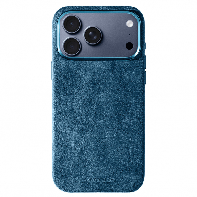 iPhone Alcantara Case - Ocean Blue, Image 3