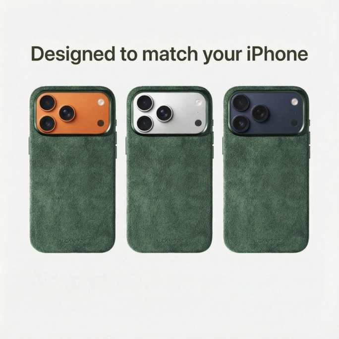 iPhone Alcantara Case - Midnight Green, 69€, Image 7 iPhone Alcantara Case - Midnight Green, Image 7