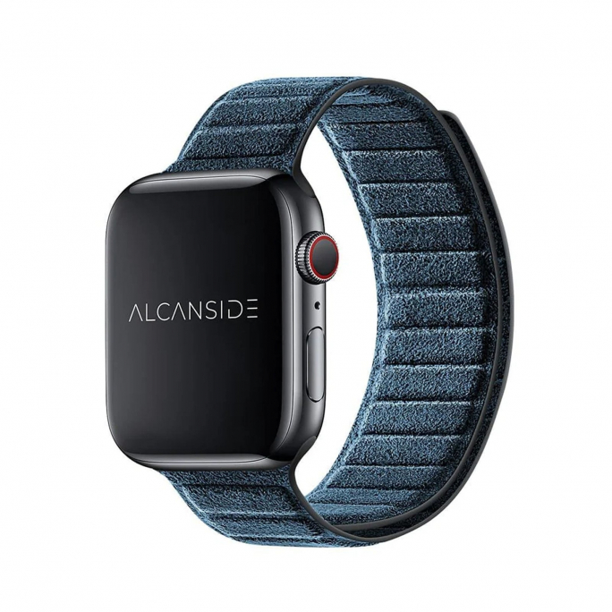 Alcantara Apple Watch Band - Ocean Blue - 38/40/41/42mm, Image 1