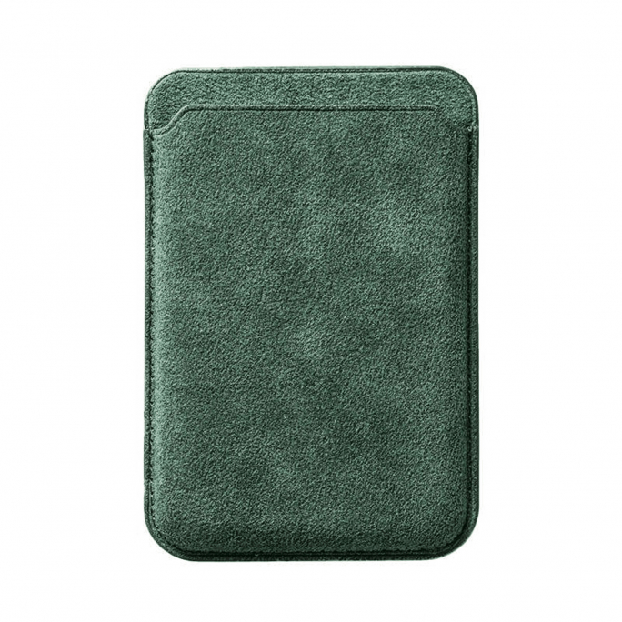 Alcantara MagSafe Wallet - Midnight Green, Image 1