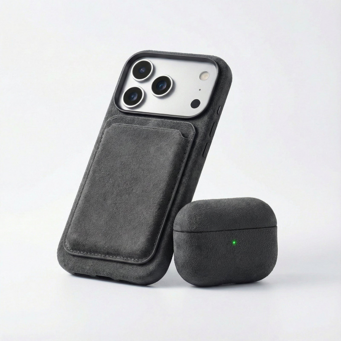 AirPods Pro Alcantara Case - Space Grey, 35€, Image 3 AirPods Pro Alcantara Case - Space Grey, Image 3