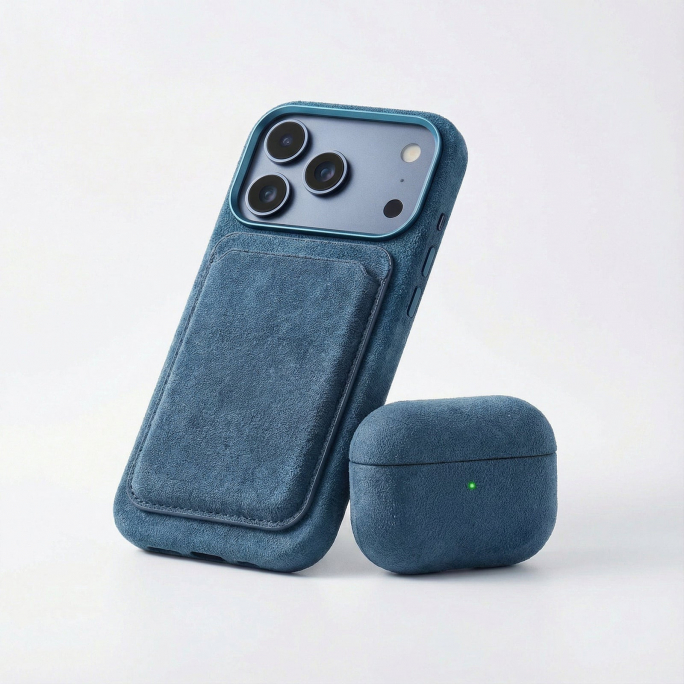 AirPods Pro Alcantara Case - Ocean Blue, Image 3