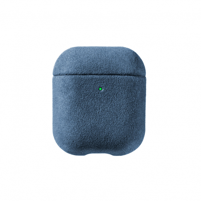 AirPods 1/2 Gen Alcantara Case - Ocean Blue, Image 1