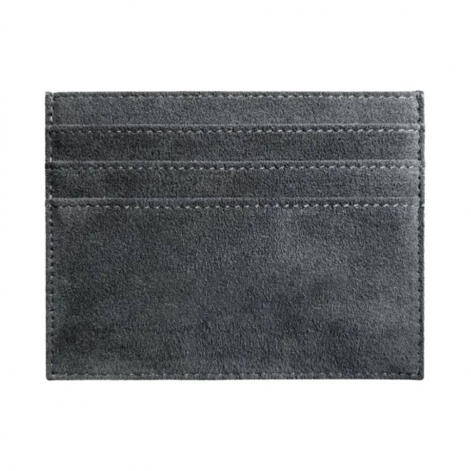 Alcantara Card Wallet - Space Grey, Image 1