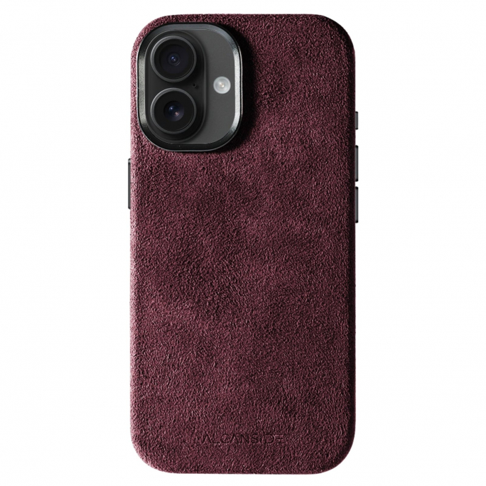 iPhone Alcantara Case - Wine Red, Afbeelding 1