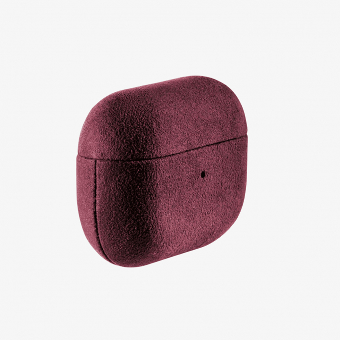 AirPods Pro (2nd Generation) Alcantara Case - Wine Red, Image 6