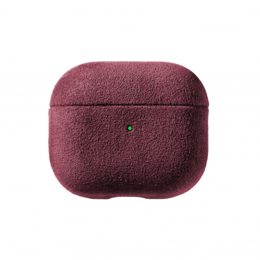 AirPods (3rd generation) Alcantara Case - Wine Red