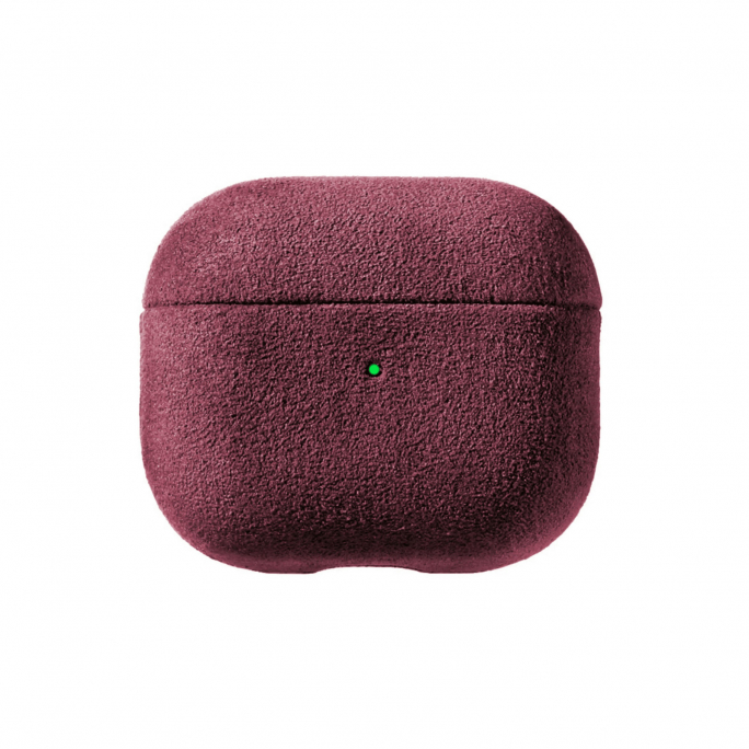 AirPods (3rd generation) Alcantara Case - Wine Red, Afbeelding 1