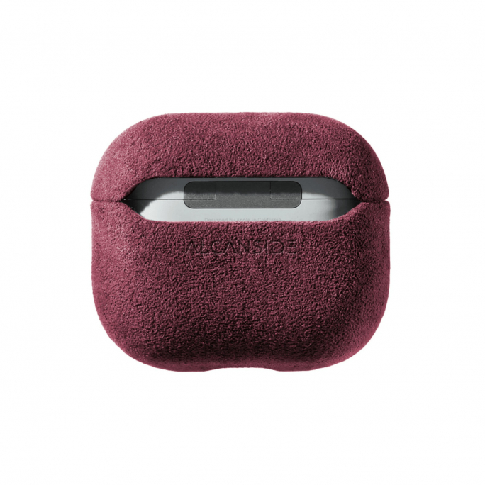 AirPods (3rd generation) Alcantara Case - Wine Red, Afbeelding 4