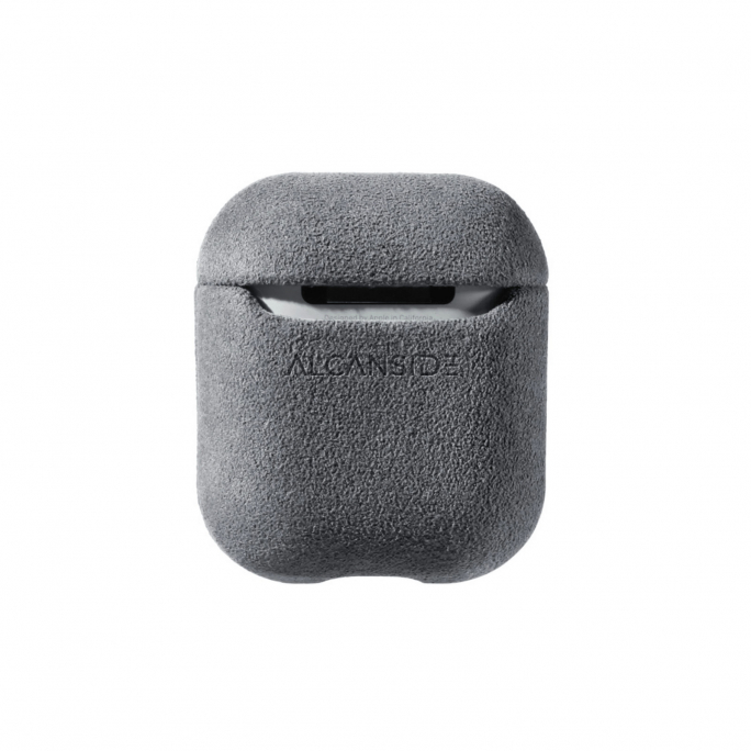AirPods 1/2 Gen Alcantara Case - Nardo Gray, Image 3