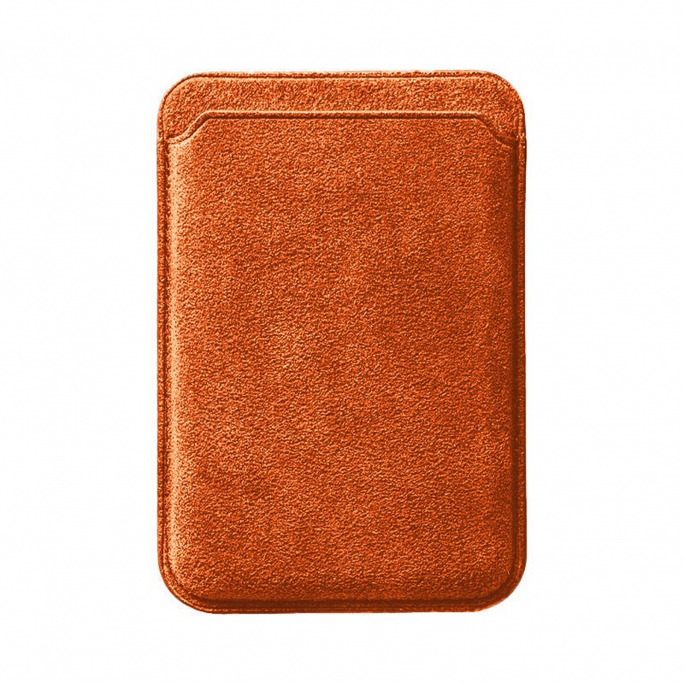 Alcantara MagSafe Wallet - Orange, 40€, Image 1 Alcantara MagSafe Wallet - Orange, Image 1