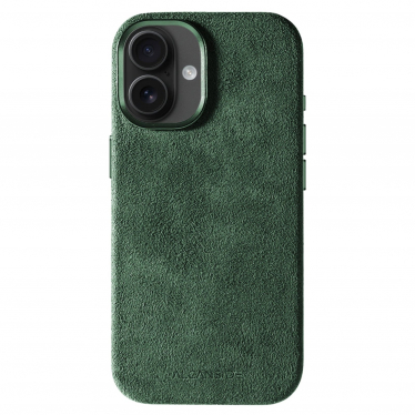 iPhone Alcantara Case - Midnight Green