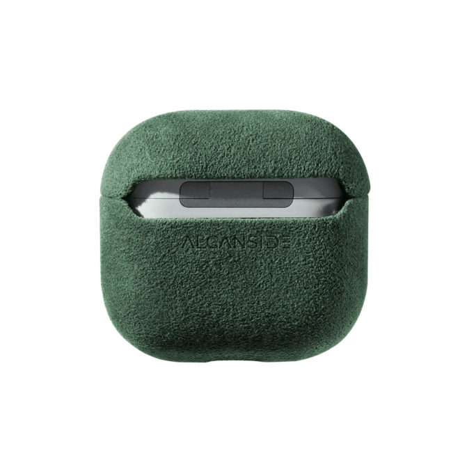 AirPods (4th generation) Alcantara Case - Midnight Green, Image 3