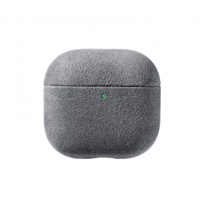 AirPods (4th generation) Alcantara Case - Nardo Gray, Image 1