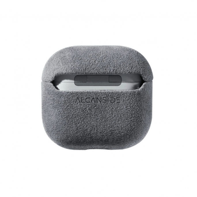 AirPods (4th generation) Alcantara Case - Nardo Gray, Image 3