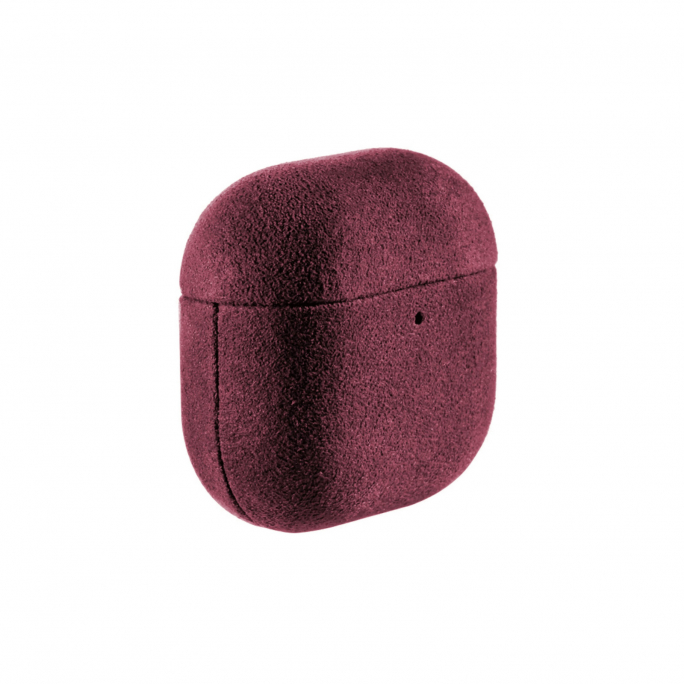 AirPods (4th generation) Alcantara Case - Wine Red, Afbeelding 4