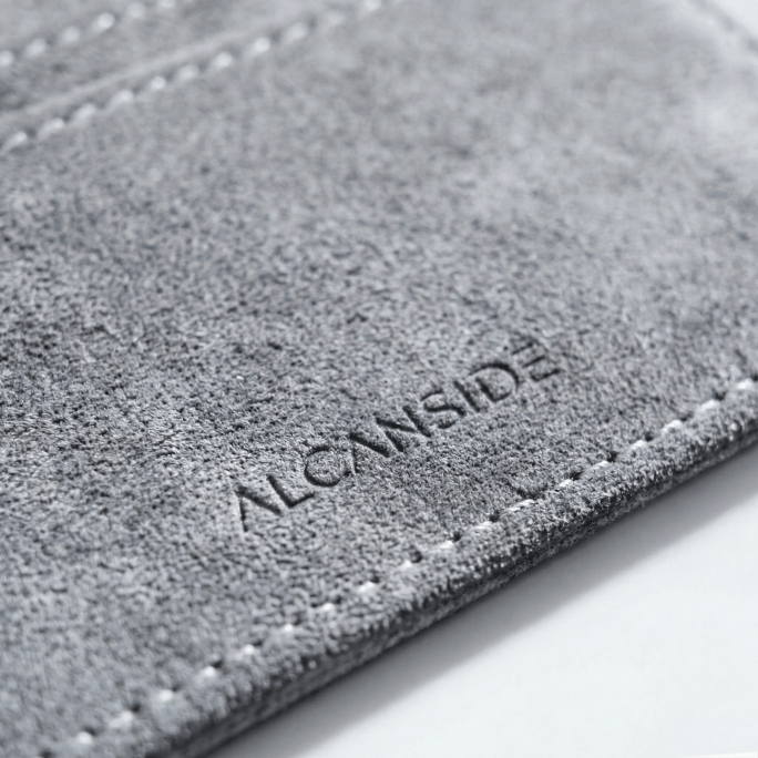 Alcantara Card Wallet - Nardo Gray, Image 7