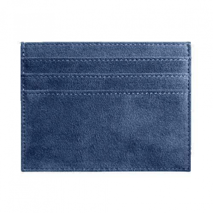 Alcantara Card Wallet - Ocean Blue, Image 1