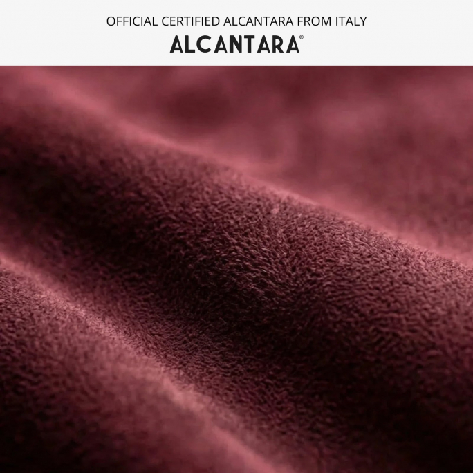 Alcantara Apple Watch Band With Buckle - Wine Red - 38/40/41/42mm, Image 7