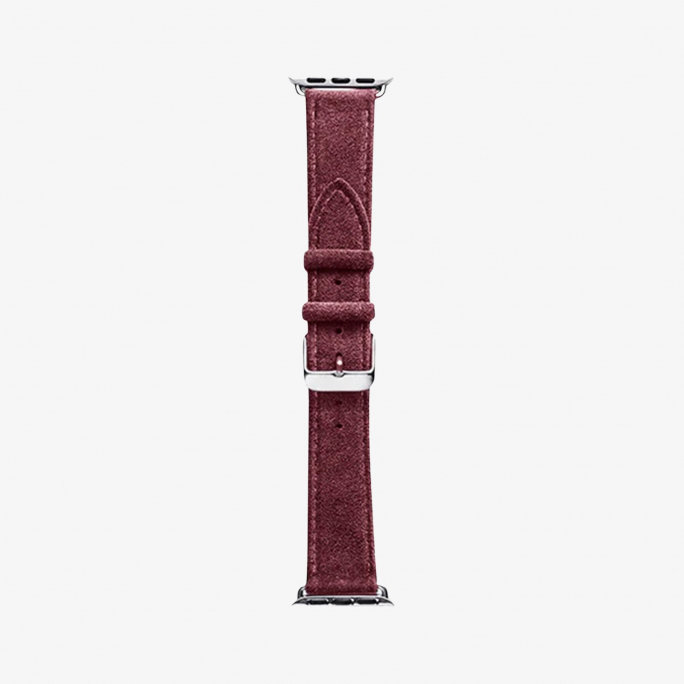 Alcantara Apple Watch Band With Buckle - Wine Red - 42/44/45/46mm & Ultra (49mm), 50€, Image 6 Alcantara Apple Watch Band With Buckle - Wine Red - 42/44/45/46mm & Ultra (49mm), Image 6