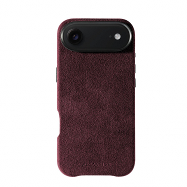iPhone Alcantara Case - Wine Red