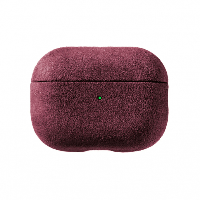 AirPods Pro (3rd Generation) Alcantara Case - Wine Red, Image 1