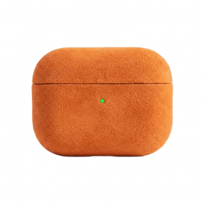 AirPods Pro (3rd Generation) Alcantara Case - Orange, Afbeelding 1