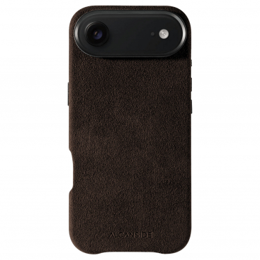 iPhone Alcantara Case - Chocolate Brown
