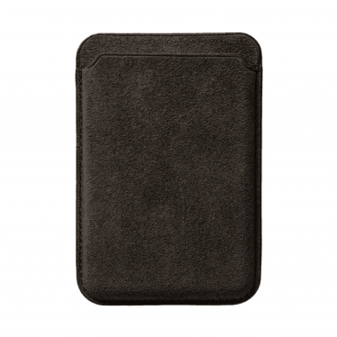 Alcantara MagSafe Wallet - Chocolate Brown