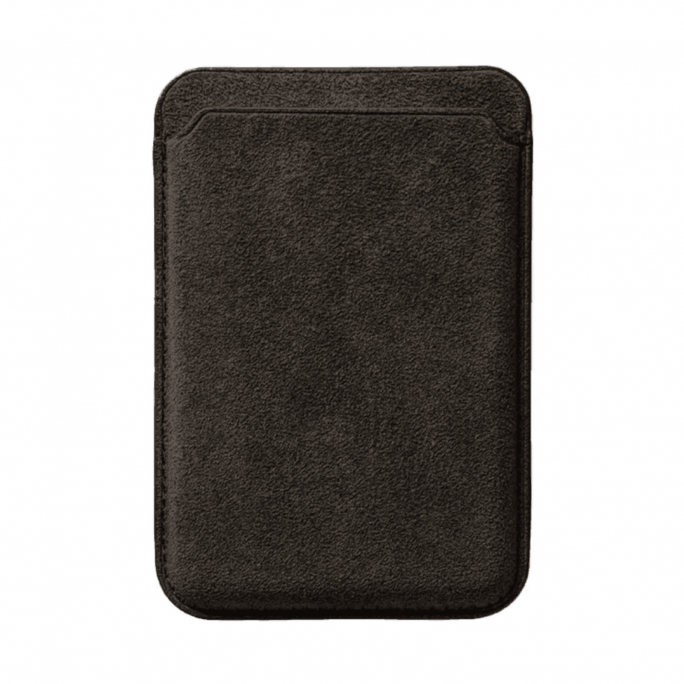 Alcantara MagSafe Wallet - Chocolate Brown, Image 1