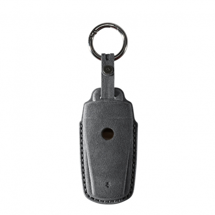 Alcantara Car Key Fob Cover for Volkswagen | Model J with Buckle - Space Grey, 59€, Image 5 Alcantara Car Key Fob Cover for Volkswagen | Model J with Buckle - Space Grey, Image 5