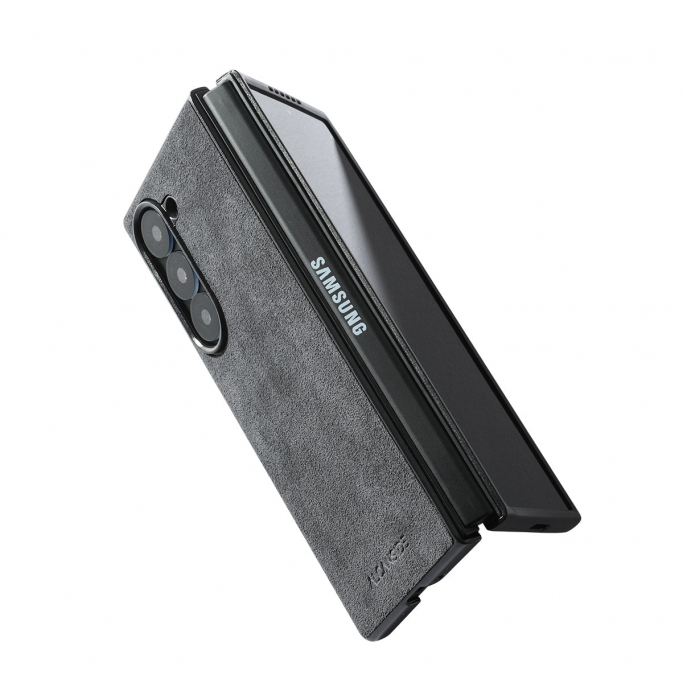 Samsung Galaxy Z Fold 6 - Alcantara Case - Space Grey, Image 4