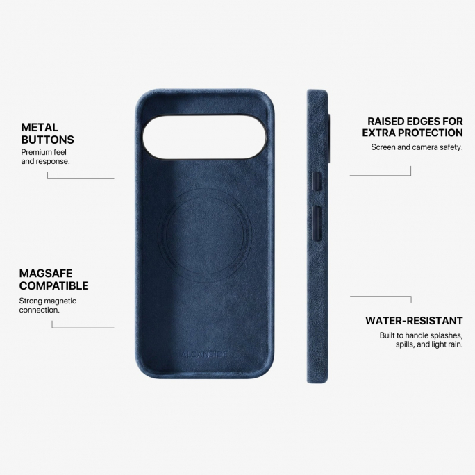 Google Pixel 10 Pro XL - Alcantara Case - Navy Blue, Image 6