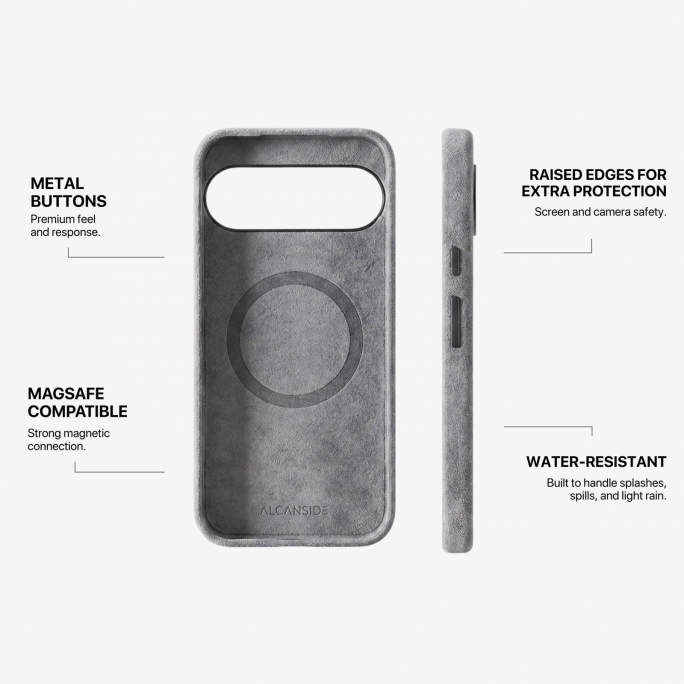 Google Pixel 10 Pro XL - Alcantara Case - Nardo Gray, Image 6