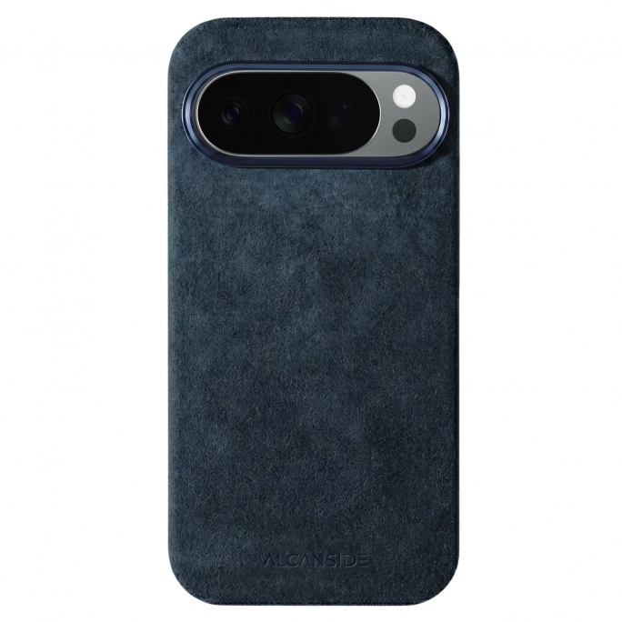 Google Pixel 10 - Alcantara Case - Navy Blue, Image 1