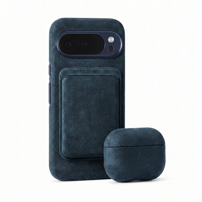 Google Pixel 10 - Alcantara Case - Navy Blue, Image 5