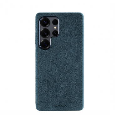 Samsung Galaxy S25 Ultra - Alcantara Case - Ocean Blue