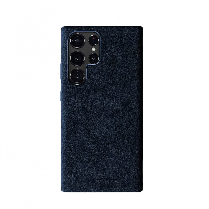 Samsung Galaxy S24 Ultra - Alcantara Case - Navy Blue, Image 1