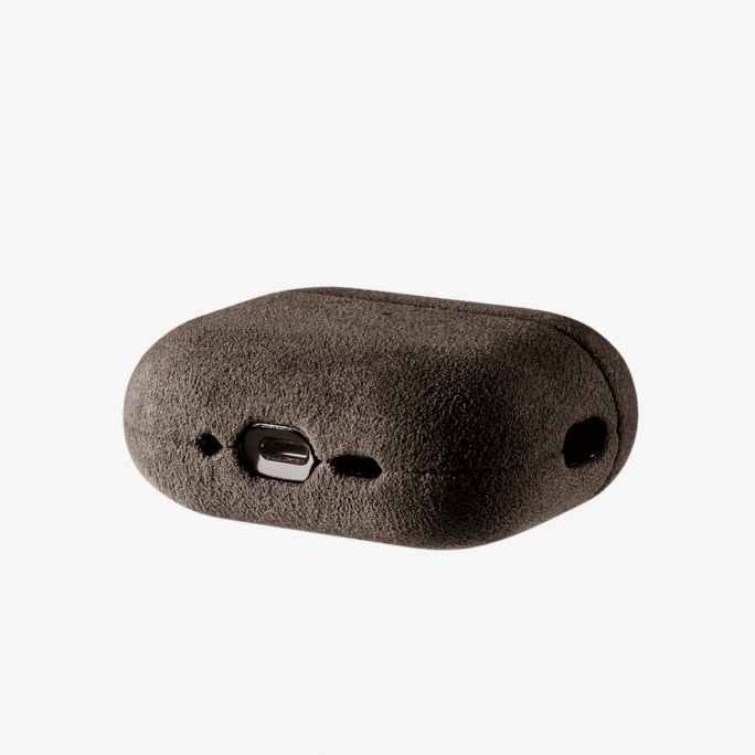 AirPods Pro (2nd Generation) Alcantara Case - Chocolate Brown, Image 4