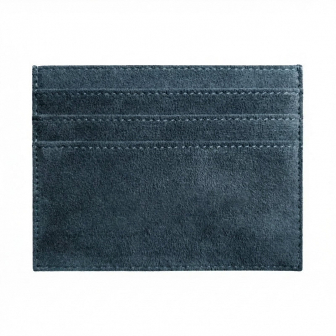 Alcantara Card Wallet - Navy Blue, 40€, Image 1 Alcantara Card Wallet - Navy Blue, Image 1