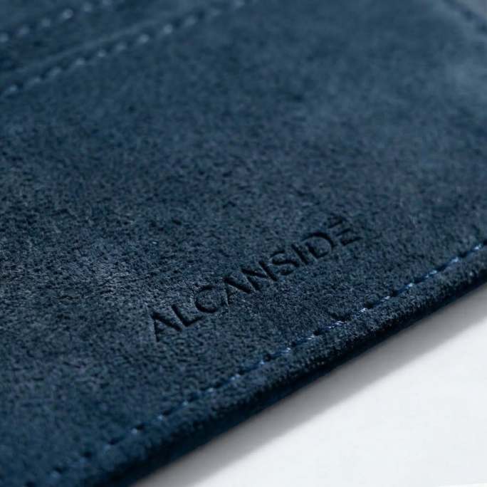Alcantara Card Wallet - Navy Blue, 40€, Image 7 Alcantara Card Wallet - Navy Blue, Image 7
