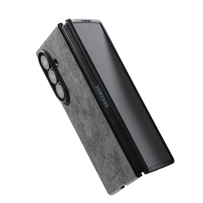 Samsung Galaxy Z Fold 7 - Alcantara Case - Space Grey, Image 4
