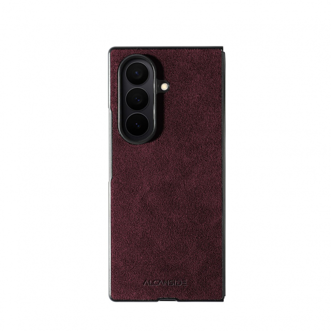 Samsung Galaxy Z Fold 7 - Alcantara Case - Wine Red, 69€, Afbeelding 1 Samsung Galaxy Z Fold 7 - Alcantara Case - Wine Red, Afbeelding 1