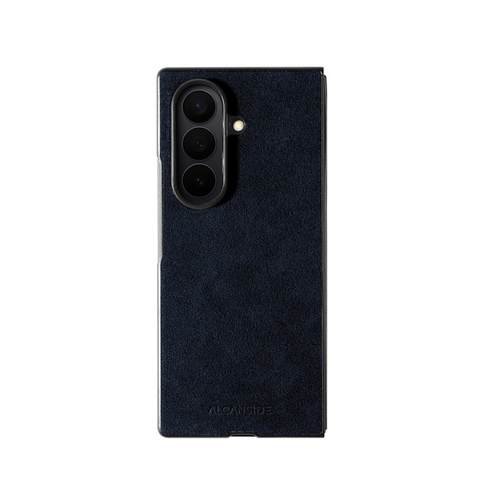 Samsung Galaxy Z Fold 7 - Alcantara Case - Navy Blue, Image 1