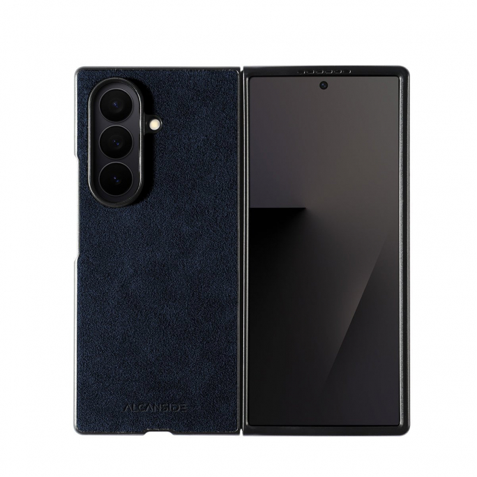 Samsung Galaxy Z Fold 7 - Alcantara Case - Navy Blue, Image 3