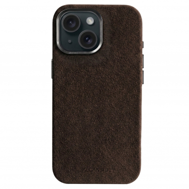 iPhone Alcantara Case - Chocolate Brown