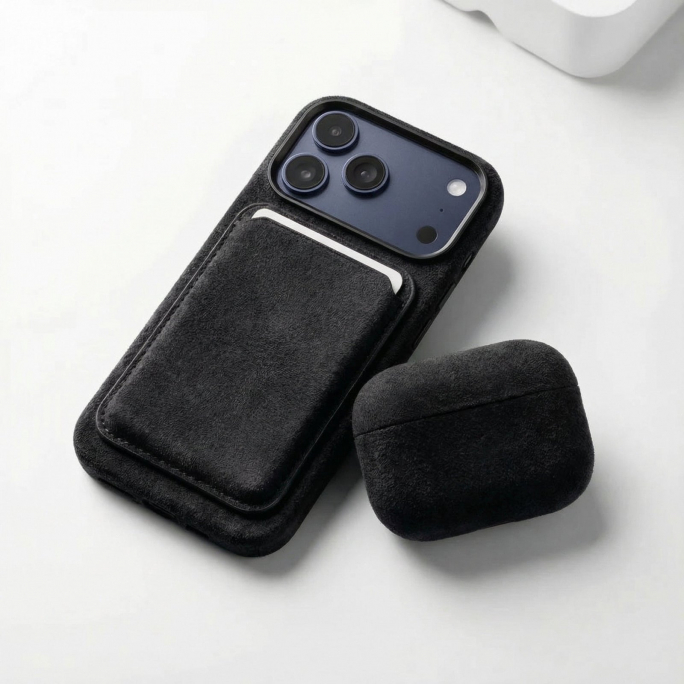 iPhone Alcantara Case - Deep Black, 69€, Image 6 iPhone Alcantara Case - Deep Black, Image 6