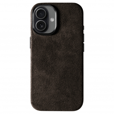 iPhone Alcantara Case - Chocolate Brown