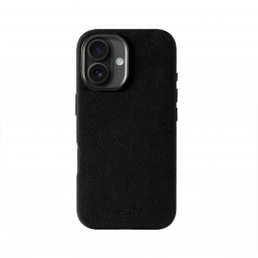 iPhone Alcantara Case - Deep Black